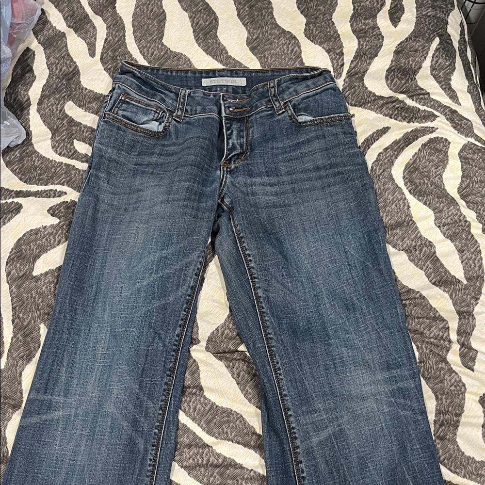 Stetson Dark Blue Boot Cut Jeans